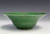 Chinese green glaze porcelan bowl. Kangxi period.