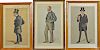 Four Vanity Fair lithographs, 14'' x 9'', together