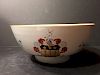 OLD Chinese Armorial Punch Bowl, 10 1/2" x 4 1/2" H, 18th century