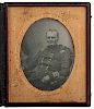 Southworth & Hawes, Commodore Charles Morris, Three Daguerreotype Portraits Including Exceptionally Rare Whole Medallion Plate 