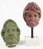 Pair of Carved Carousel Heads