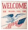 Massachusetts 55th Volunteer Infantry Illustrated Reunion Banner 