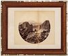 George E. Mellen Mammoth Plate Photograph, Gateway, Garden of the Gods, Pike's Peak in the Distance 