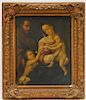 1860 M. E Williams Holy Family Old Master Painting