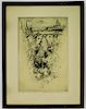 Joseph Pennell London Thames River Etching