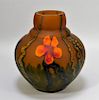 Kralik Grand Marquetry Bohemian Art Glass Vases