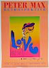 Peter Max Signed 1993 Retrospective Poster