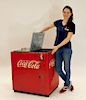 Vintage French Canadian Buvez Coca-Cola Cooler