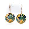2 DISNEY CLASSIC COLLECTION PLUTO'S CHRISTMAS ORNAMENTS