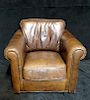 LEATHER CLUB CHAIR 