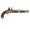 US North Model 1819 Single Shot Martial Flintlock Pistol