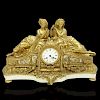 Louis XVI Style Bronze Clock