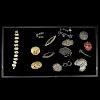 Assorted 15pcs Silver Costume Jewelry