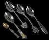 MIAMI (5) Sterling Souvenir Spoons
