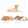 3 ROYAL DOULTON FIGURINES, MOTHERS AND PUPS