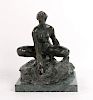Bronze Sculpture, Crouching Woman, Auguste Rodin