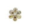 18k Yellow Gold 8.40 TCW Fancy Pear Shape Diamond Ring
