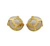Lalaounis 18K Yellow Gold & Crystal Clip-on Earrings