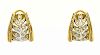 SeidenGang 18K Gold Diamond Clip-on 18mm Earrings