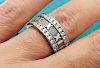 Tiffany & Co. 18k Diamond Atlas Ring/Band Size 6.75