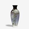 Irene Bishop for Rookwood, Iris Glaze vase with chrysanthemums