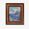 Fred Rothenbusch for Rookwood, Snowy Peaks Vellum plaque