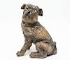 Polychrome Sculpture of an English Bull Dog