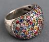 Effy Silver Multi-Colored Gemstone Ring