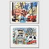 After Fernand Leger (1881-1955): Hat on Chair; and Two Figures