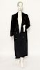 Christian Dior Loro Piana Black Cashmere Long Coat