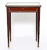 French Marble Top Petit End Table