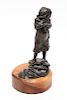 La Dell "Papoose" Bronze Figural Sculpture