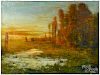 Karl Termohlen, oil on canvas landscape