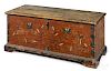 Pennsylvania painted pine dower chest