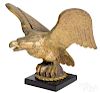 Large carved and gilded pilot house eagle
