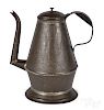 Pennsylvania punched tin coffee pot