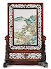 Chinese porcelain screen