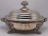 SILVER. English S.C.Younge & Co Covered Tureen.