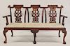 Finely Carved Chippendale Style Mahogany