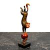 Bustamante "Equilibrist Ball In Hand" Sculpture