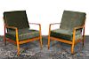 Pair, Folke Ohlsson for Dux Lounge Chairs, C. 1958