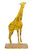 Howard Finster "Giraffe" Folk Art Wooden Sculpture