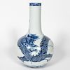 Chinese Qing Blue & White Tianqiuping Vase