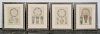 Four Framed E. 20th Century Sevres Book Prints