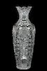 16" American Brilliant Cut Glass Baluster Vase