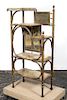 Late Victorian Bronze Mounted and Onyx Etagere