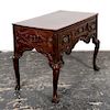 19th C. Carved Oak Antiquarian Dressing Table