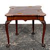 George II Style Mahogany Turret Top Games Table
