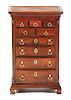 MINIATURE CHEST OF DRAWERS. DELAWARE VALLEY, CIRCA 1770.