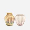 Adelaide Robineau and Mabel Lewis, miniature vase and test vase